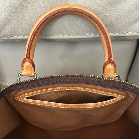 LOUIS VUITTON SPEEDY 40 MONOGRAM CANVAS VACHETTA LEATHER TOTE SATCHEL TRAVEL BAG - Picture 14 of 16